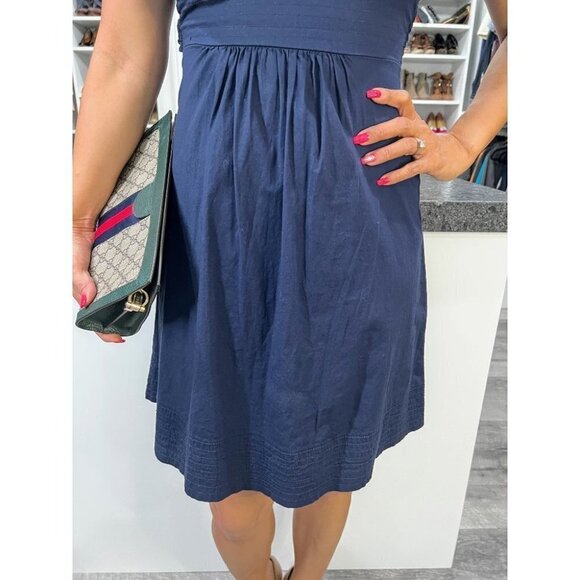 B. Darlin Navy Waist Tie Dress - Picture 3 of 8